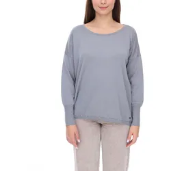 vestino Damen Sweat-Pullover mit Rundhals-Ausschnitt Ausgeh-Pullover Freizeit-Sweater 901038 Grau - 38