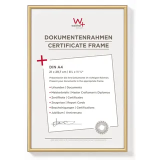 Walther Kunststoffrahmen KV130G New Lifestyle 21x29,7cm gold