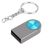 LEIZHAN USB 3.0 Flash-Laufwerk, Mini-USB-Stick Mit Kette für Auto, PC, Notebook (32GB, Grün)