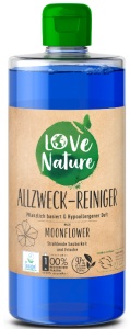 Love Nature Allzweckreiniger Moonflower, Nachhaltiger Universalreiniger für eine vielseitige Verwendung, 720 ml - Flasche