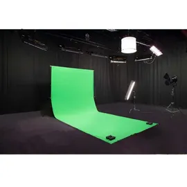 Manfrotto LC5881 Chromakey Textilhintergrund Grün 300x700cm + Schlaufe