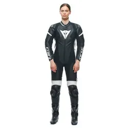 Dainese Grobnik Damen Einteiler Lederkombi schwarz unisex, 40