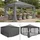 MCW Pergola Calpe 4 x 4 m inkl. Seitenwand grau