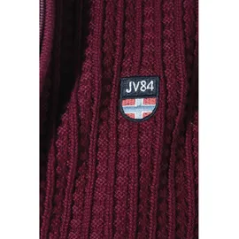 Jan Vanderstorm Strickjacke ONERVA Dunkelrot 4XL