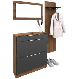 borchardt Möbel Oliva Garderoben-Set 3 Stk 0 x 0 x 0 cm grau