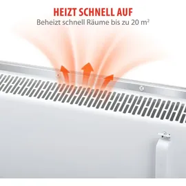 Alpina Elekstrischer Heizstrahler 2 kW Schwarz