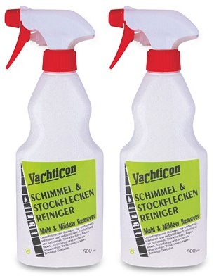 Yachticon 2x Schimmel & Stockflecken Reiniger 500 ml