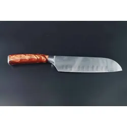 Muxel Santoku Damast Allzweckmesser 7 inch für den Profi und Hobbykoch