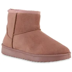 Damen Winter Boots in Rosa