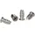 InLine Lüfterschrauben, 5,0x10,0mm, silbern, bulk 2000er Pack