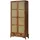 MASSIVMOEBEL24.DE Schrank Mango/seegras 100x40x200 hellbraun lackiert MIZUMI 110