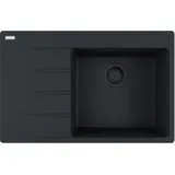 Franke CNG 611-78 A rechts Einbauspüle Fragranit Black Matt Handbetätigung 780 x 500 mm