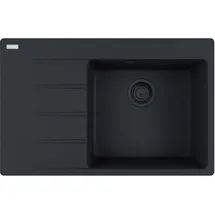 Franke CNG 611-78 A rechts Einbauspüle Fragranit Black Matt Handbetätigung 780 x 500 mm