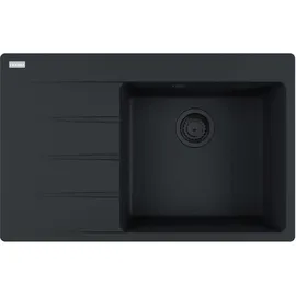 Franke CNG 611-78 A rechts Einbauspüle Fragranit Black Matt Handbetätigung 780 x 500 mm