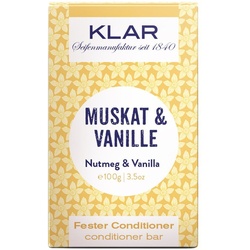 Klar-Seifen - Klar's fester Conditioner Muskat/Vanille (für normales Haar) 100 g