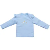 Little Dutch Bade-T-Shirt langarm ruches Blue Daisies gr. 74/80 | Little Dutch