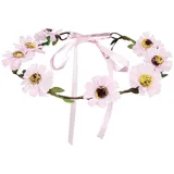 Boland 52221 - Stirnband Mallorca, Blumen-Haarkranz, Kopfschmuck mit Blüten, Flower-Power, Accessoire, Karneval, Kostüm, Mottoparty