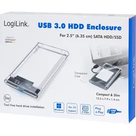 Logilink Festplattengehäuse 2,5" 1 x SATA USB 3,0