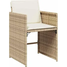 vidaXL Garten Essgruppe 5-tlg. Beige