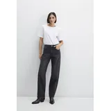 Mavi LEILA W/Cut Loose Fit Schwarz 30/32