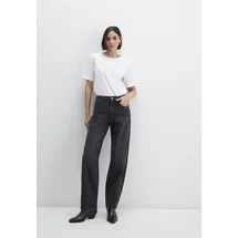 Mavi LEILA W/Cut Loose Fit Schwarz 30/32