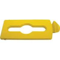 Rubbermaid Recycling-Mix Deckeleinsatz mit einer Propelleröffnung für Rubbermaid Slim