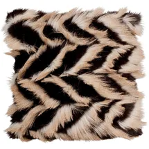 Kare Kissenbezug Glammer 45 x 45 cm Braun