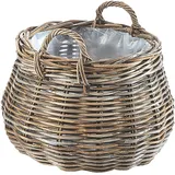 Kobolo Pflanzkorb Ø 40 x 30 cm Grau