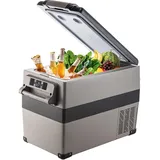 VEVOR Auto Kühlschrank 45L Kompressorkühlbox Tragbarer Kühlschrank Kleiner Gefrierschrank für Boot LKW Auto Camping
