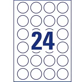 Avery Zweckform Universaletiketten L3415-10 Weiß 40,0 x 40,0 mm 10 Blatt 240 St.