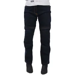 Motorradhose NERVE "Ata" Gr. 44, blau (dunkelblau), Hosen, 44, N-Gr, Obermaterial: 80% Baumwolle, 18% Viskose, 2% Elasthan