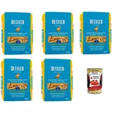 De Cecco Mezza Zita Tagliata N.117 Pasta Nudeln 5x500g+Polpa 400g