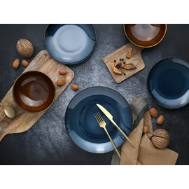 CreaTable Mallorca Tafelservice 12-tlg. blau