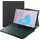 Lobwerk 3in1 Bluetooth Tastatur + Maus + Cover für Samsung Galaxy Tab S5e T720 Weiß