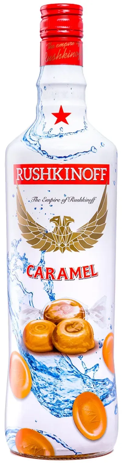 Rushkinoff Caramelo Likör 18,0 % vol 1,0 Liter