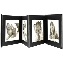 Deknudt Leporello schw.  8x13x18 Kunstleder 8 Bilder   A66DC2 8PH