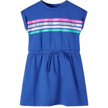 vidaXL Kinderkleid mit Kordelzug Kobaltblau 116
