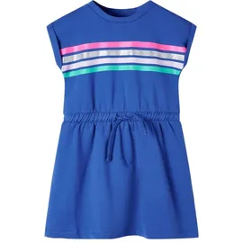 vidaXL Kinderkleid mit Kordelzug Kobaltblau 116