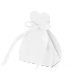 PartyDeco 10 Geschenkboxen Braut 6,5x3x9cm Gastgeschenke Hochzeit Geschenkschachtel Geschenkverpackung Mitgebsel