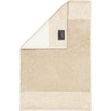 CAWÖ Luxury Home Two-Tone 590 Gästehandtuch 30 x 50 cm sand