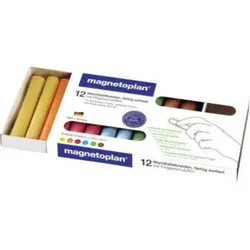 Magnetoplan Kreide farbig, abgerundet