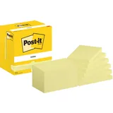 Post-it 655-CY 76 x 127 mm 100 Blatt pro Block Gelb 12 Stück