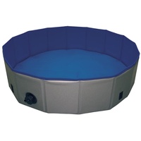 Nobby Hundepool Cover grau/blau; S: Ø 80 x 20 cm