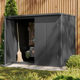 primeyard Geräteschrank 1,56 x 0,84 m Anthrazit