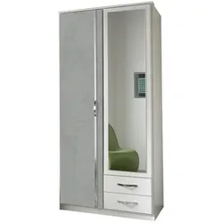 Kleiderschrank  Duo ¦ Maße (cm): B: 91 H: 199 T: 58