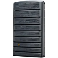 4rain Wandtank ExtraSLIM Stone Decor, 400 l, Dunkelgrau