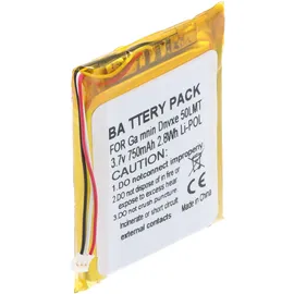 AccuCell Akku passend für Garmin DriveLuxe 50LMT Akku 361-00056-21 Li-ion 3,7 Volt 750mAh 2,8Wh Garmin DriveLuxe 50 LMT