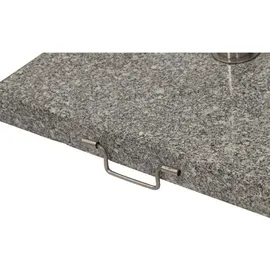 Siena Garden Schirmständer Granit 45 kg eckig Grau