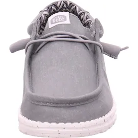 HEYDUDE Wally Canvas Herren Light Grey 41