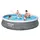 BESTWAY Fast Set Aufstellpool ⌀ 396 x 84 cm Grau inkl. Filterpumpe